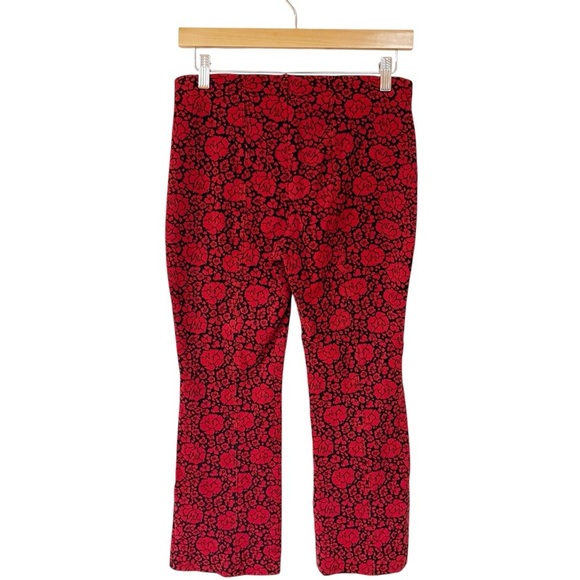 Anthropologie Maeve The Margot Kick-Flare Cropped Pants S - Picture 4 of 10